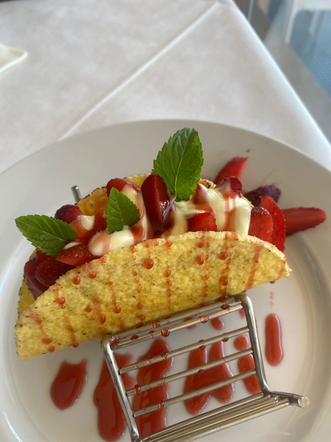 Tacos Fragole e cioccolato bianco