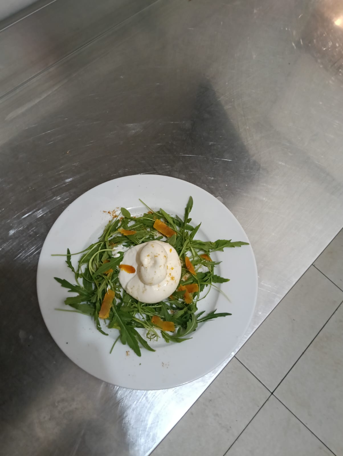 Burrata rucola e bottarga