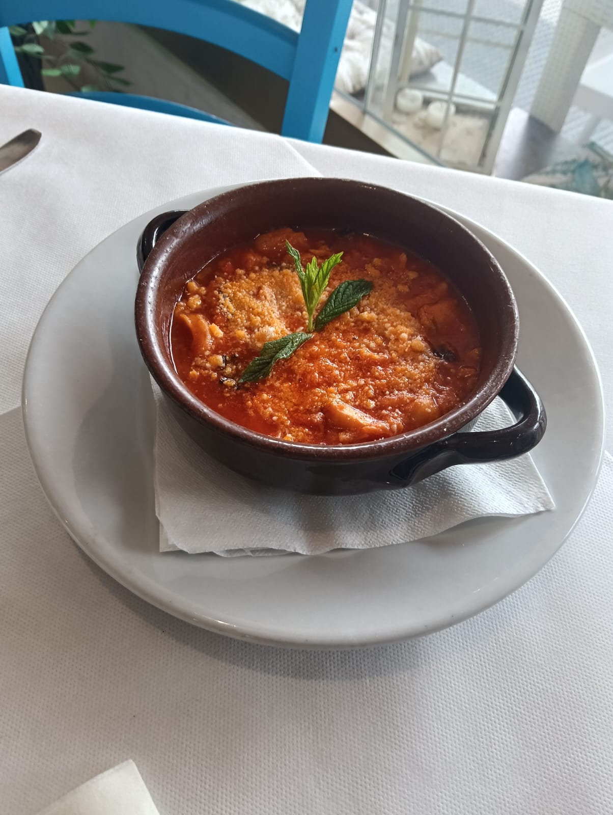 Trippa al pomodoro e pecorino